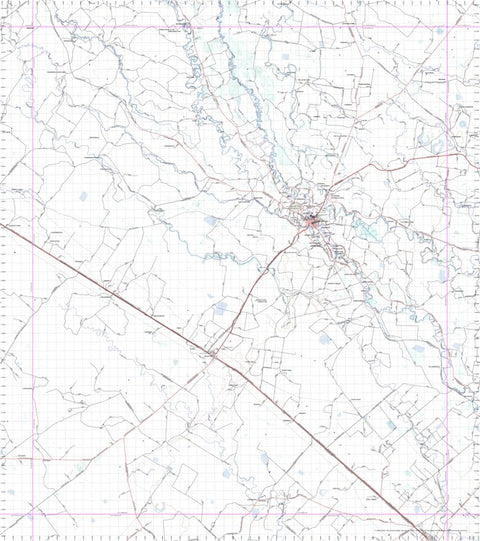 Getlost Map 8434 WARREN NSW Topographic Map V15 1:75,000