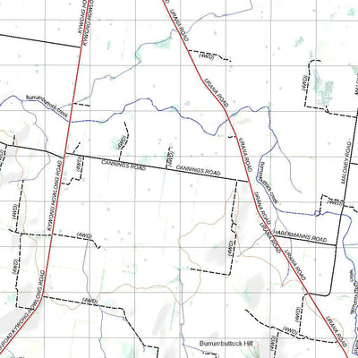 Getlost Map 8226 WALBUNDRIE NSW Topographic Map V15 1:75,000