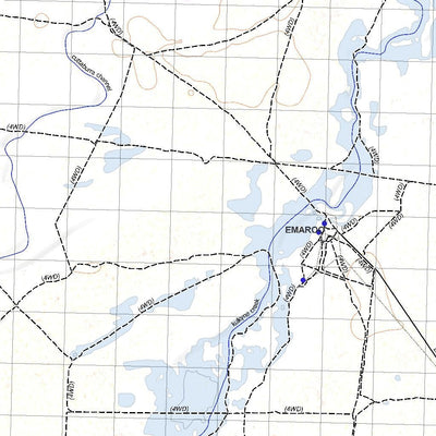 Getlost Map 7737 KANGO NSW Topographic Map V15 1:75,000
