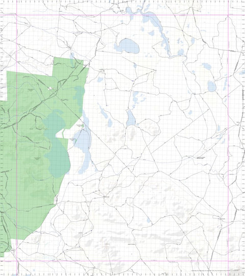 Getlost Map 7636 YANTABANGEE NSW Topographic Map V15 1:75,000
