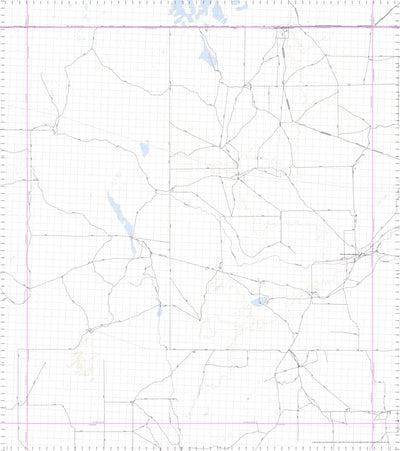 Getlost Map 7539 THURLOO DOWNS NSW Topographic Map V15 1:75,000