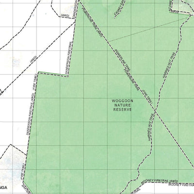 Getlost Map 8232 GINDOONO NSW Topographic Map V15 1:75,000