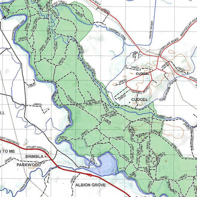Getlost Map 8128 YANCO NSW Topographic Map V15 1:75,000