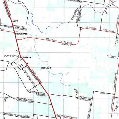 Getlost Map 8126 BURAJA NSW Topographic Map V15 1:75,000