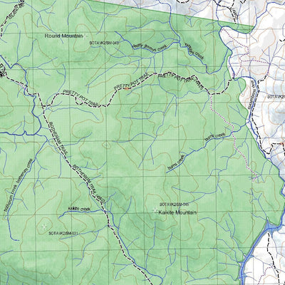 Getlost Map 8625 BERRIDALE NSW Topographic Map V15 1:75,000