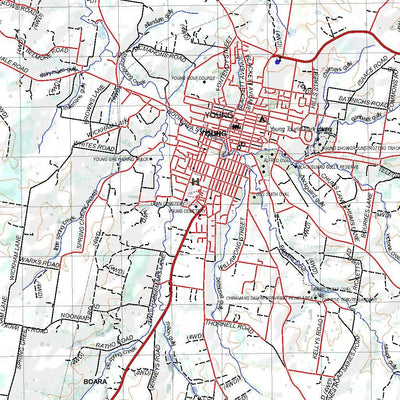 Getlost Map 8529 YOUNG NSW Topographic Map V15 1:75,000