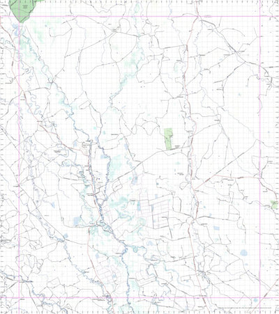 Getlost Map 8435 MOUNT HARRIS NSW Topographic Map V15 1:75,000