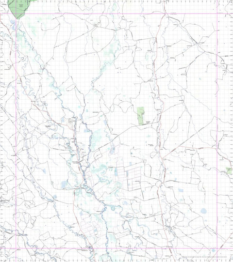 Getlost Map 8435 MOUNT HARRIS NSW Topographic Map V15 1:75,000