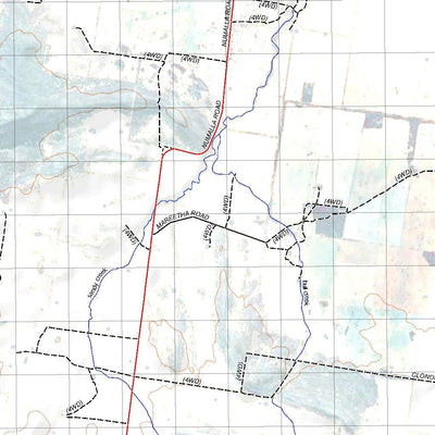 Getlost Map 8432 TULLAMORE NSW Topographic Map V15 1:75,000