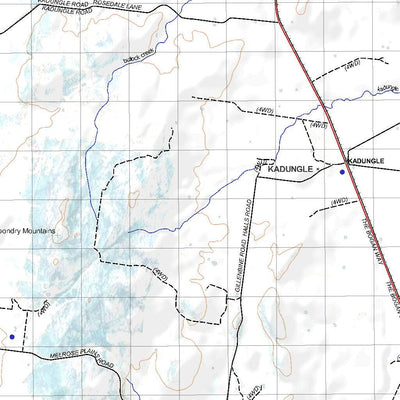 Getlost Map 8432 TULLAMORE NSW Topographic Map V15 1:75,000
