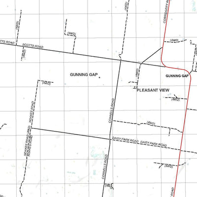 Getlost Map 8431 BOGAN GATE NSW Topographic Map V15 1:75,000