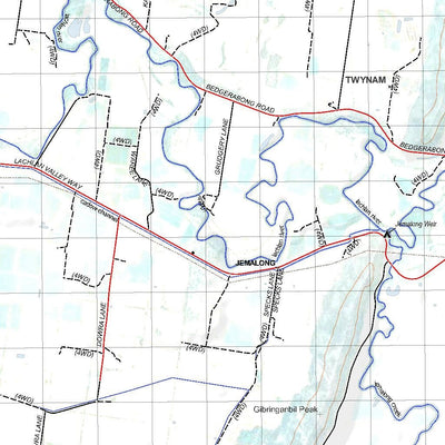 Getlost Map 8431 BOGAN GATE NSW Topographic Map V15 1:75,000