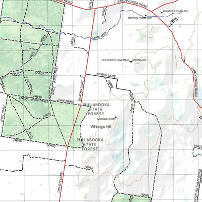 Getlost Map 8430 MARSDEN NSW Topographic Map V15 1:75,000