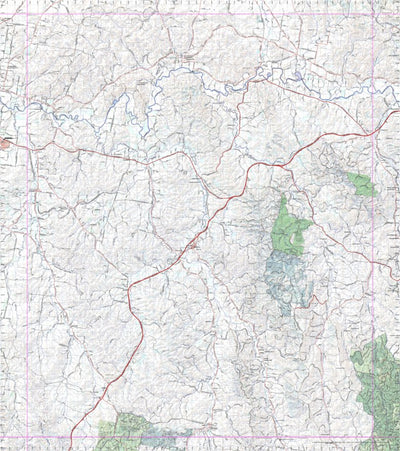 Getlost Map 8427 TARCUTTA NSW Topographic Map V15 1:75,000