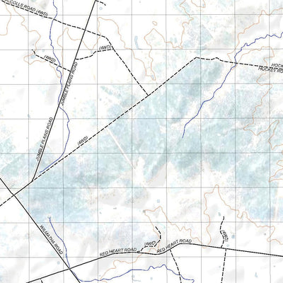 Getlost Map 8332 BOONA MOUNT NSW Topographic Map V15 1:75,000