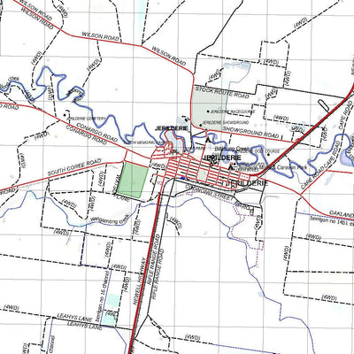 Getlost Map 8027 JERILDERIE NSW Topographic Map V15 1:75,000