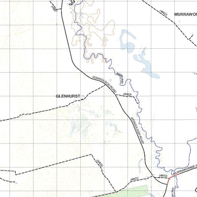 Getlost Map 8335 CANONBA NSW Topographic Map V15 1:75,000