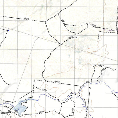 Getlost Map 8133 NYMAGEE NSW Topographic Map V15 1:75,000