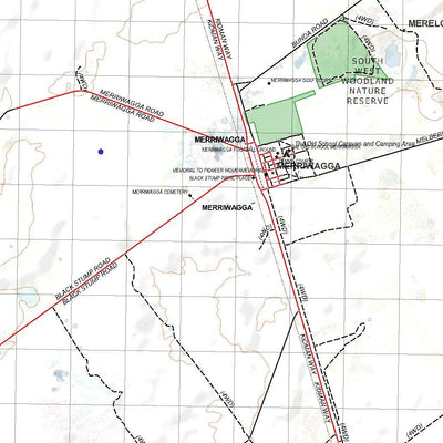 Getlost Map 8030 MERRIWAGGA NSW Topographic Map V15 1:75,000