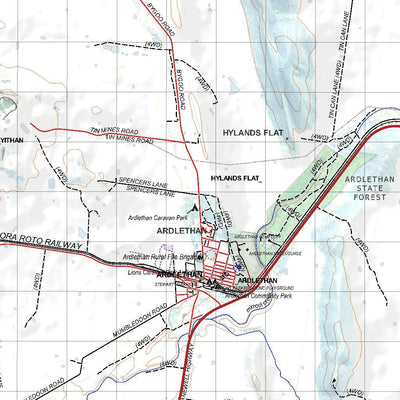 Getlost Map 8229 ARDLETHAN NSW Topographic Map V15 1:75,000
