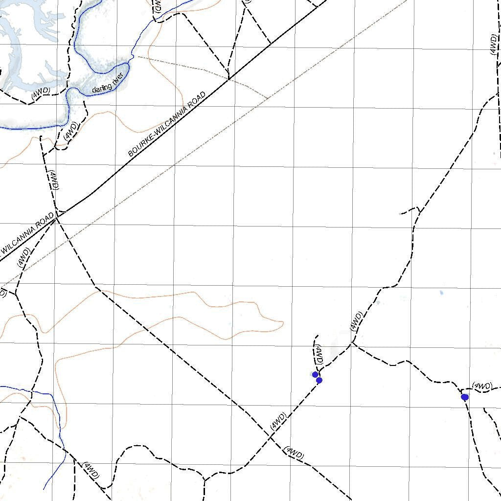 Getlost Map 8037 BOURKE NSW Topographic Map V15 1:75,000 by Getlost ...