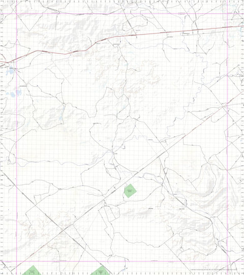 Getlost Map 7934 THE MEADOWS NSW Topographic Map V15 1:75,000