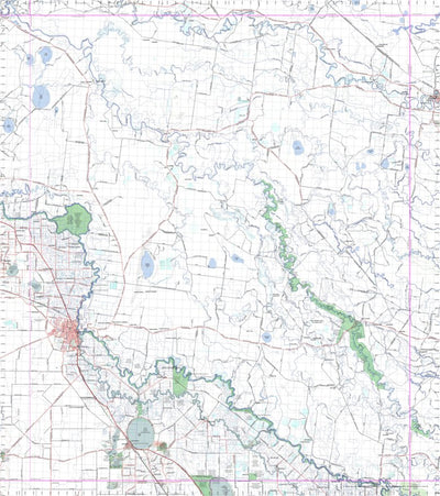Getlost Map 7627 SWAN HILL NSW Topographic Map V15 1:75,000