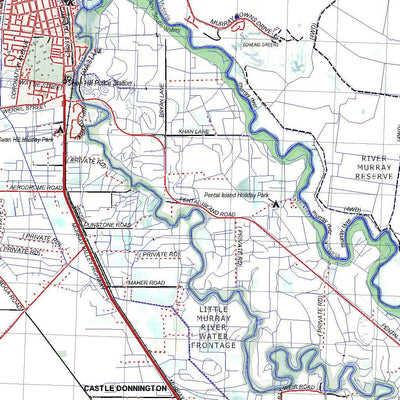 Getlost Map 7627 SWAN HILL NSW Topographic Map V15 1:75,000