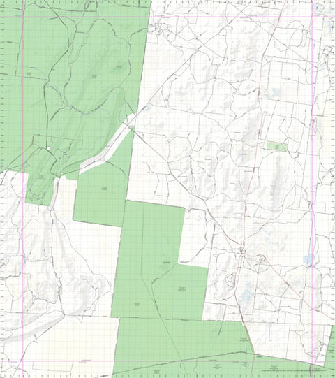 Getlost Map 8032 MOUNT ALLEN NSW Topographic Map V15 1:75,000