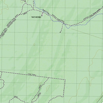Getlost Map 8032 MOUNT ALLEN NSW Topographic Map V15 1:75,000