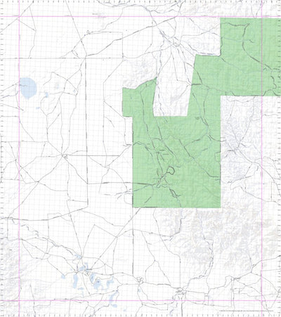 Getlost Map 7335 NUCHEA NSW Topographic Map V15 1:75,000