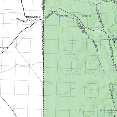Getlost Map 7335 NUCHEA NSW Topographic Map V15 1:75,000