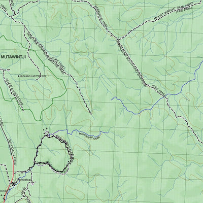 Getlost Map 7335 NUCHEA NSW Topographic Map V15 1:75,000