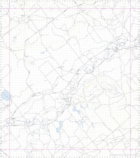Getlost Map 7836 WINBAR NSW Topographic Map V15 1:75,000