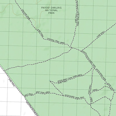 Getlost Map 7734 WOOLAKULKRA NSW Topographic Map V15 1:75,000