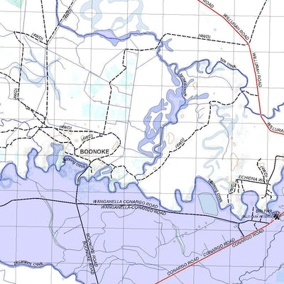 Getlost Map 7927 CONARGO NSW Topographic Map V15 1:75,000
