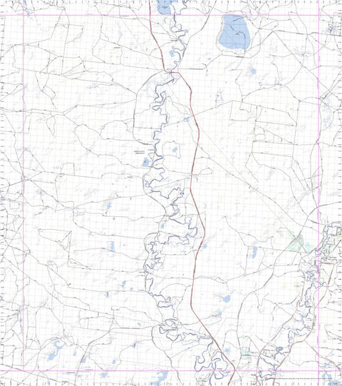 Getlost Map 7230 BUNNERUNGEE NSW Topographic Map V15 1:75,000