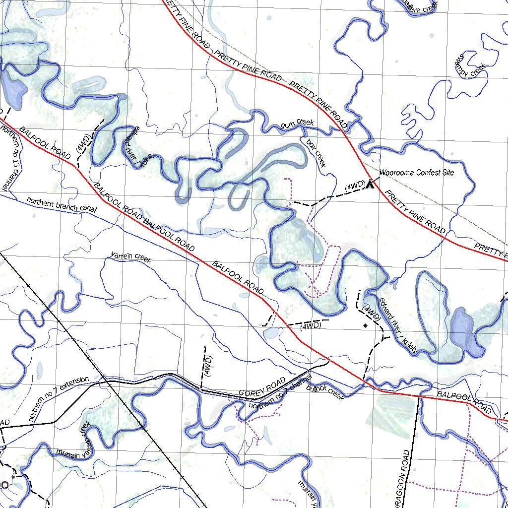 Getlost Map 7727 MOULAMEIN NSW Topographic Map V15 175,000 by Getlost Maps Avenza Maps