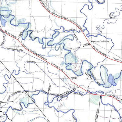 Getlost Map 7727 MOULAMEIN NSW Topographic Map V15 1:75,000