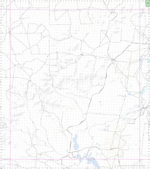Getlost Map 7637 TONGO NSW Topographic Map V15 1:75,000