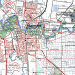 Getlost Map 7825 ECHUCA NSW Topographic Map V15 1:75,000