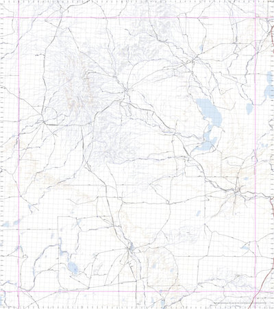 Getlost Map 7237 MOUNT ARROWSMITH NSW Topographic Map V15 1:75,000