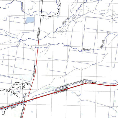 Getlost Map 7728 DRY LAKE NSW Topographic Map V15 1:75,000