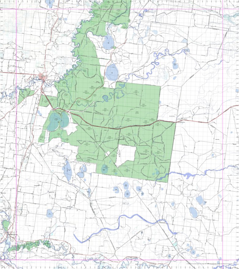 Getlost Map 7628 BALRANALD NSW Topographic Map V15 1:75,000 by Getlost ...