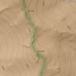 Christina Lake, Wyoming 7.5 Minute Topographic Map - Color Hillshade