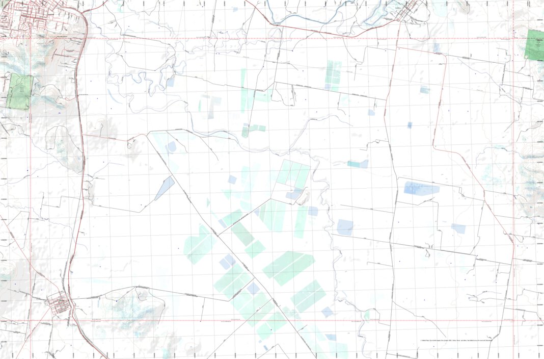 Getlost Map 89351N Curlewis NSW Topographic Map V15 125,000 by