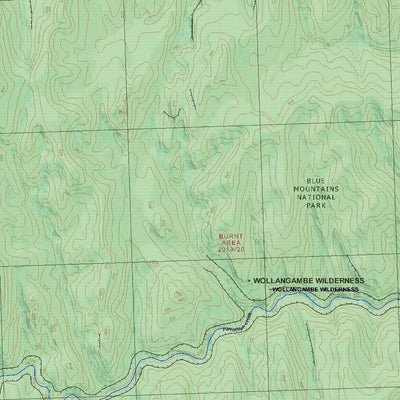 Getlost Map 8931-2S Wollangambe NSW Topographic Map V15 1:25,000