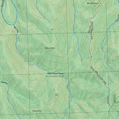 Getlost Map 8929-4N Yerranderie NSW Topographic Map V15 1:25,000
