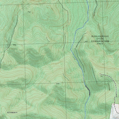 Getlost Map 8929-1N Burragorang NSW Topographic Map V15 1:25,000