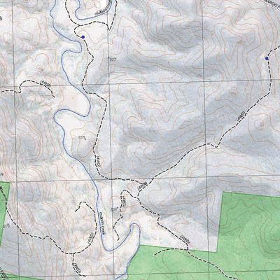 Getlost Map 8827-3N Manar NSW Topographic Map V15 1:25,000